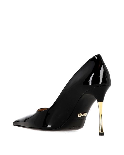Mach & Mach Black Pointed-Toe High Heels