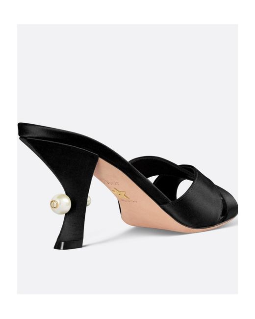 Dior Black Open-Toed High-Heeled Sandals