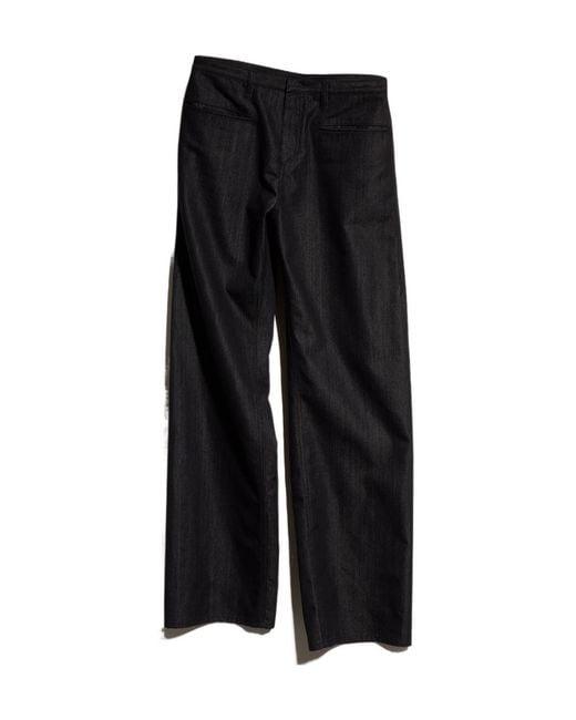 Gucci Black Loose Fit Cotton Blend Denim Pants for men