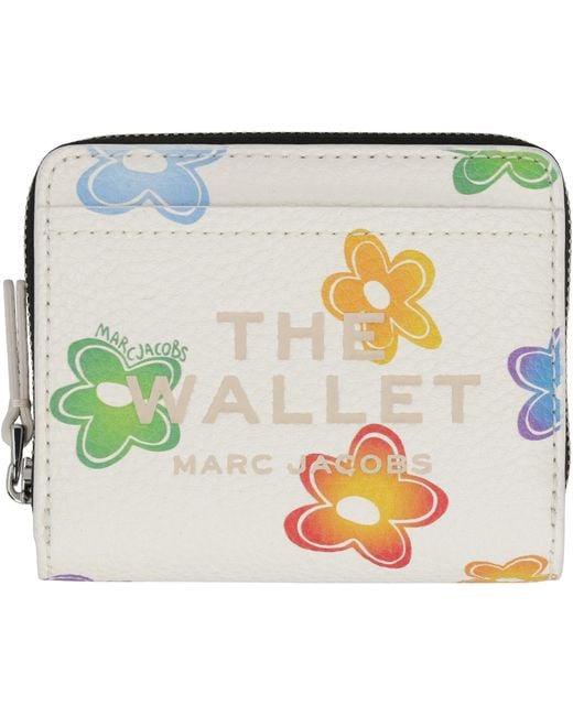 Marc Jacobs Multicolor Mini The Wild Daisy Compact Wallet