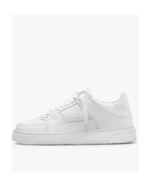 Represent White Mocha Lace-Up Sneakers for men