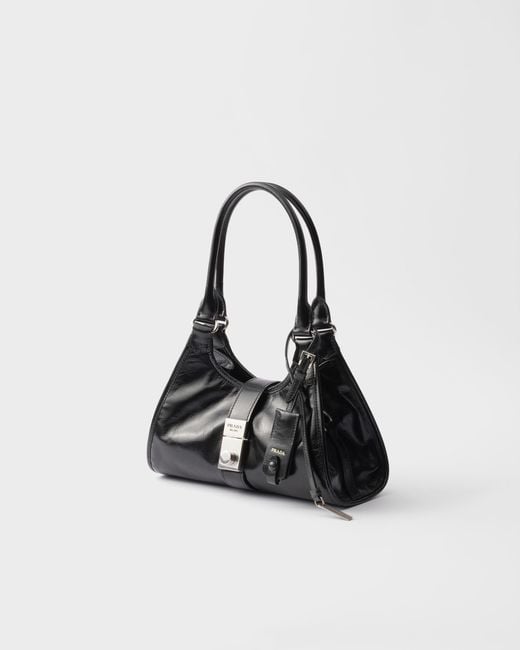 Prada Black Small Leather Tote Bag