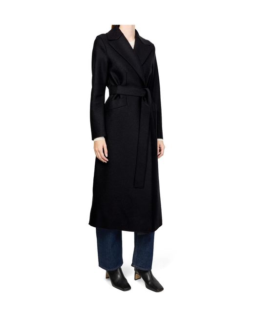 Harris Wharf London Black Maxi Coat