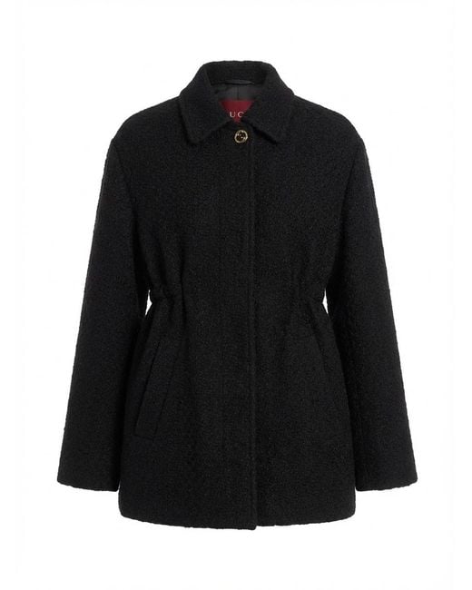 Gucci Black Kaput Button Coat