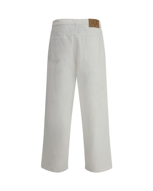 Moschino Gray Oversized Jeans for men