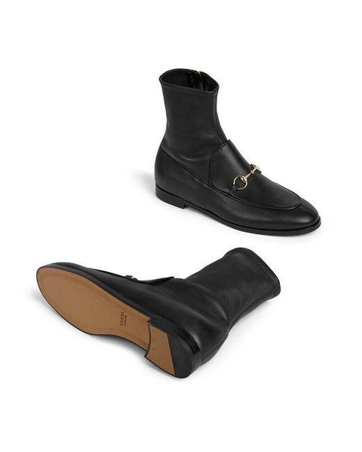 Gucci Black Jordaan Ankle Boots