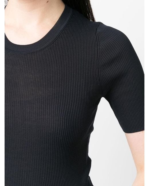 P.A.R.O.S.H. Black P.A.R.O..H. Crewneck Knit Top