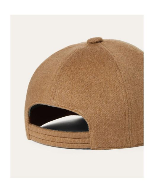 Loro Piana Brown Baseball Cap for men