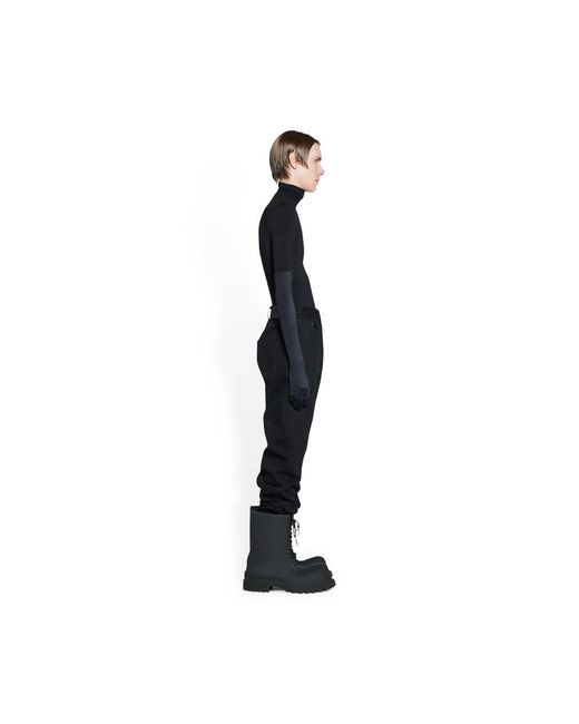 Balenciaga Black Straight Leg Jeans for men