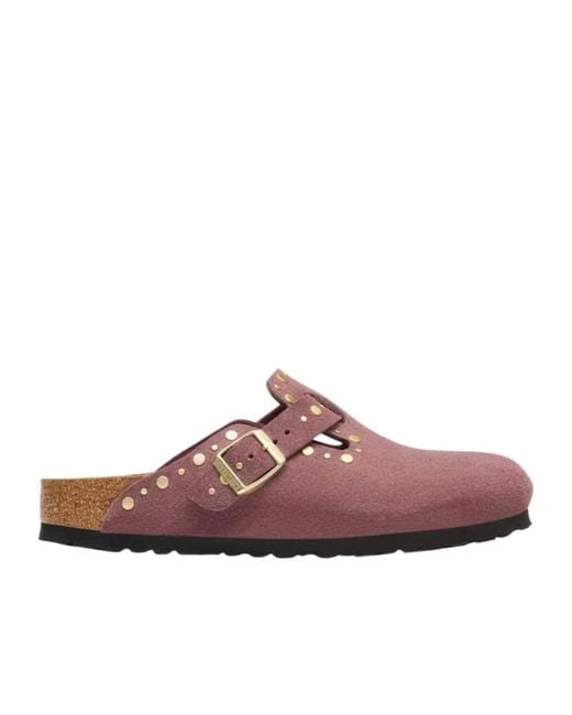 Birkenstock Brown Boston Rivets