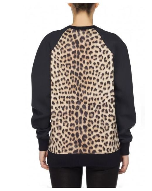 Just Cavalli Black Round-Neck Sweater