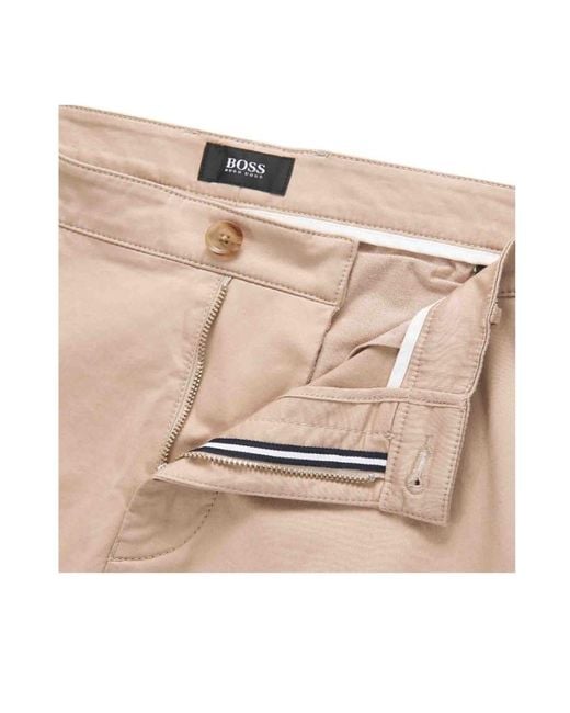 Boss Natural Button Shorts for men
