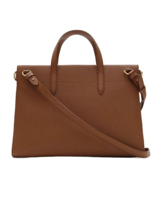 Burberry Brown Medium Cotswolds Check Tote