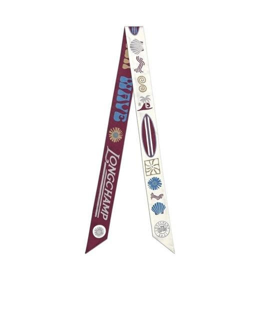 Longchamp White Headband Catch The Parisian Wave