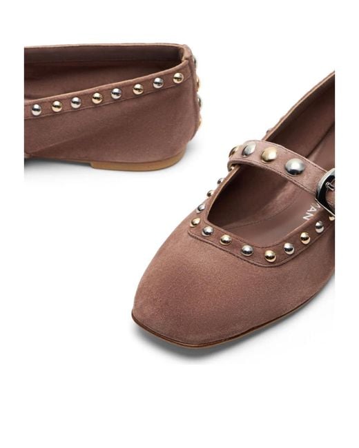 Stuart Weitzman Brown Perry Mary Jane