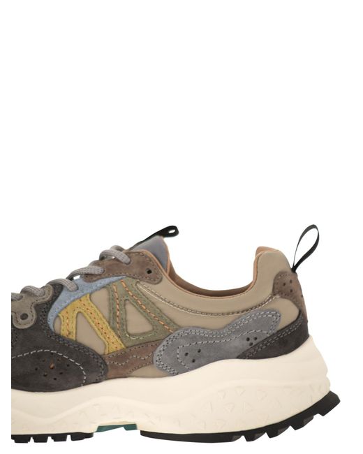 Flower Mountain Gray Solin Sneakers for men