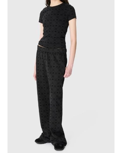 MARINE SERRE Black Moonogram Sweatpants