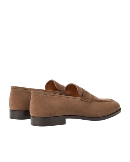 Loro Piana Brown Sergio Loafer for men