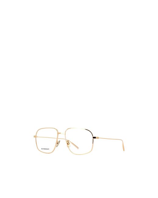 Givenchy White Eyewear Aviator Frame Glasses for men