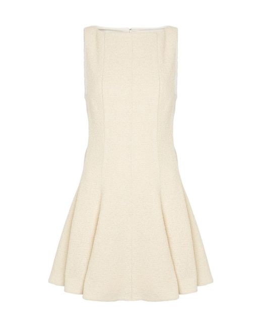 Khaite Natural Wide-Neck Dress