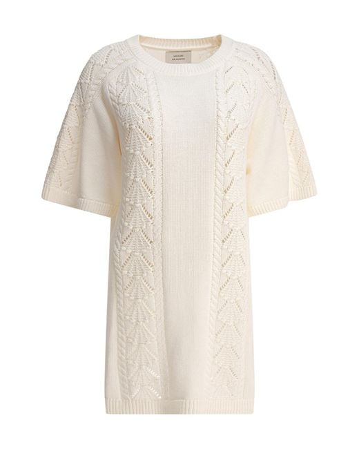 Loulou de Saison White Arman Knit Dress