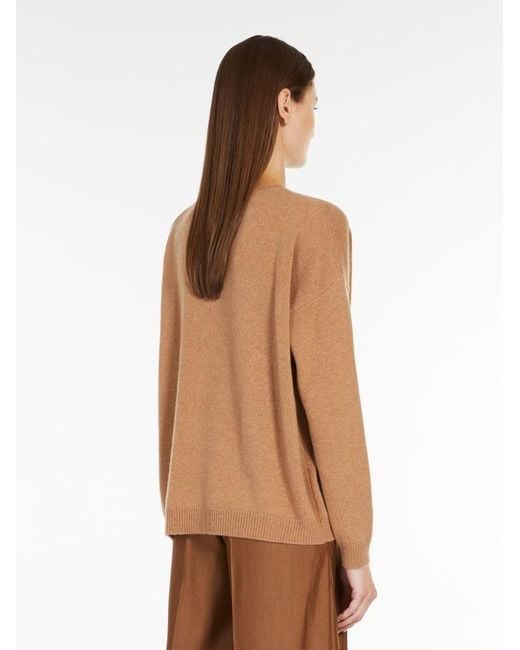 Max Mara Natural Monogram-Knit Jumper