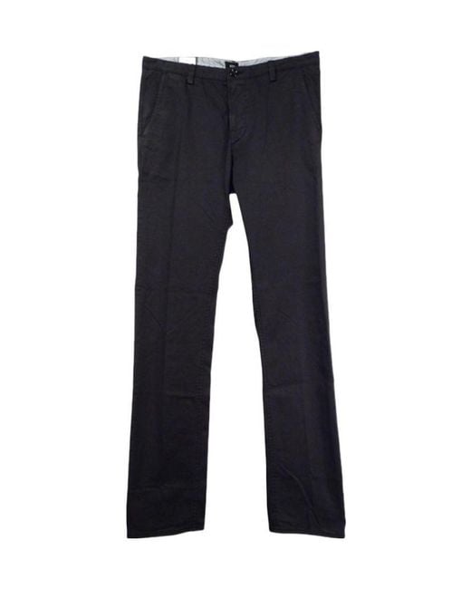 Boss Blue Straight Casual Pants for men