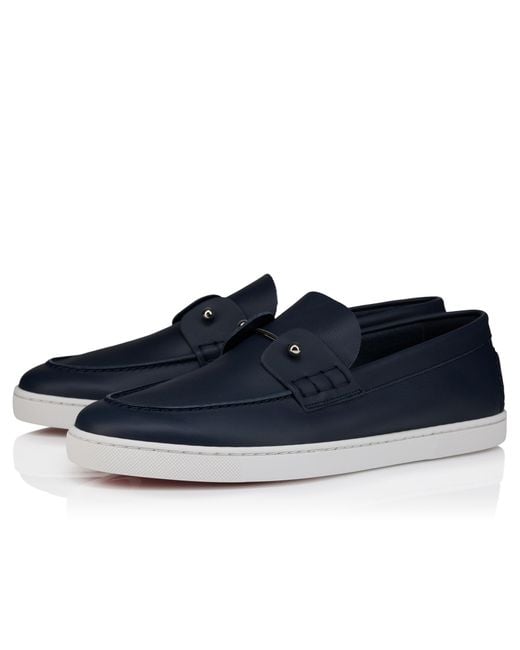 Christian Louboutin Blue Flat Loafers for men