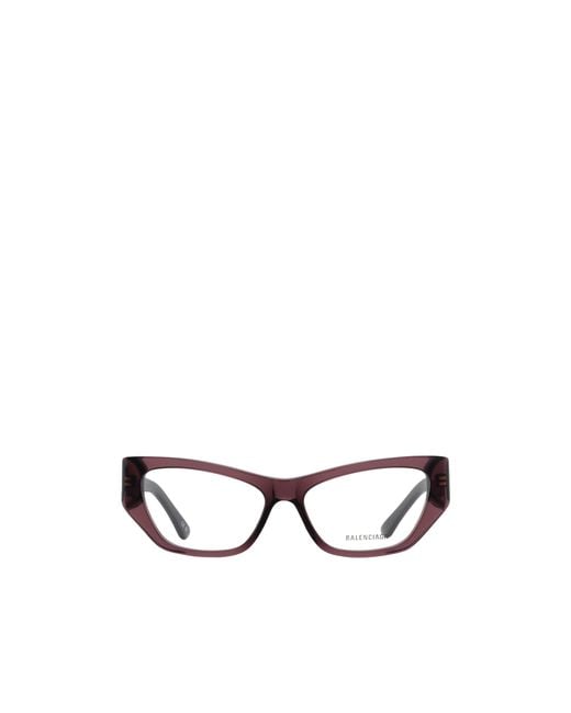 Balenciaga White Eyewear Cat-Eye Frame Glasses