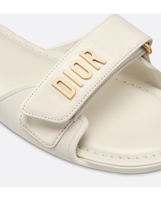 Dior White Iviera Act Slide
