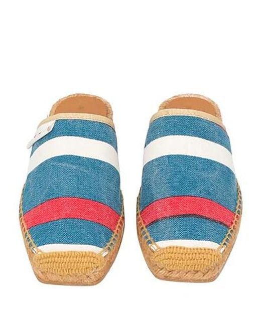 Marni Blue Round Toe Espadrilles