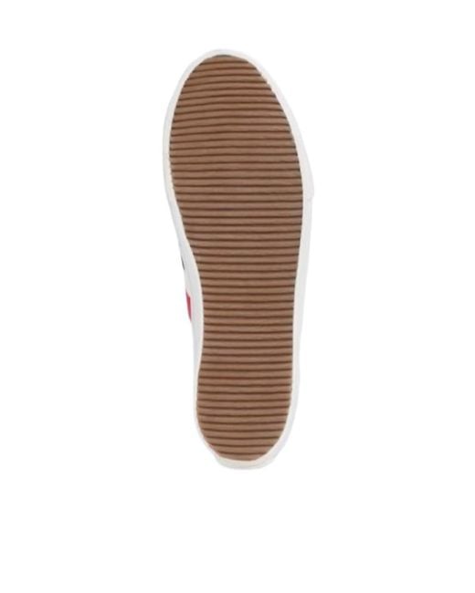 Thom Browne White Stripe Detail Casual Sneakers