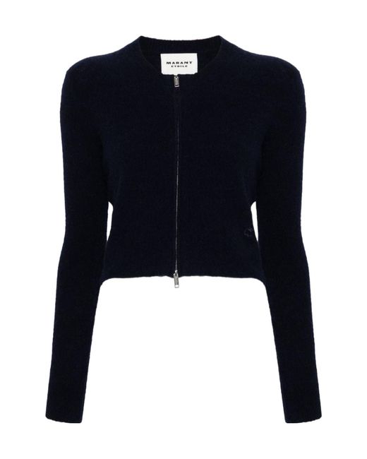 Isabel Marant Blue Isabel Marant Étoile Oaka Zip-Up Cardigan
