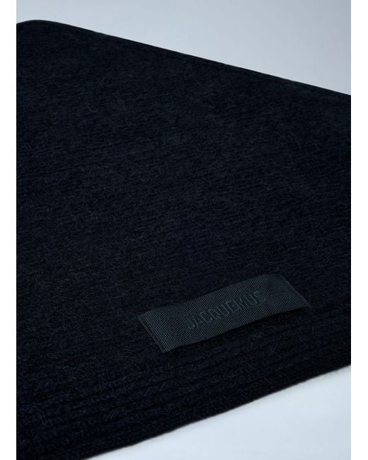 Jacquemus Black The Gros Grain Shawl