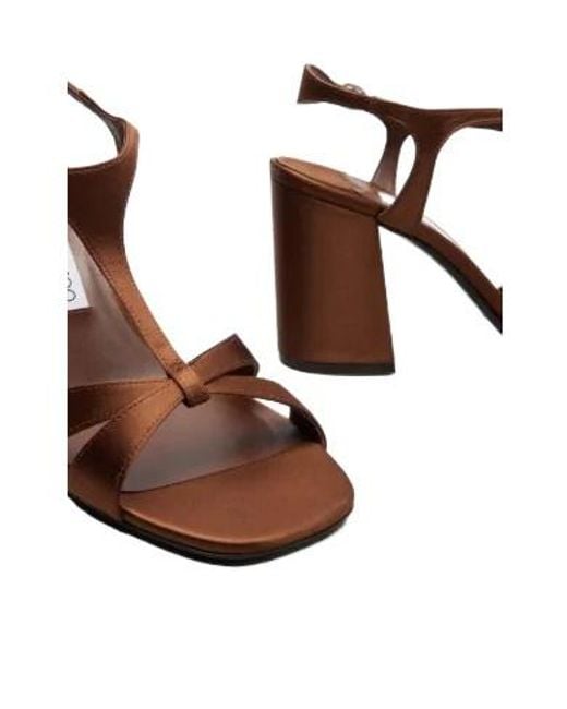 Jimmy Choo Brown Kesia 85 Sandals