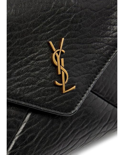 Saint Laurent Black Leather Clutch