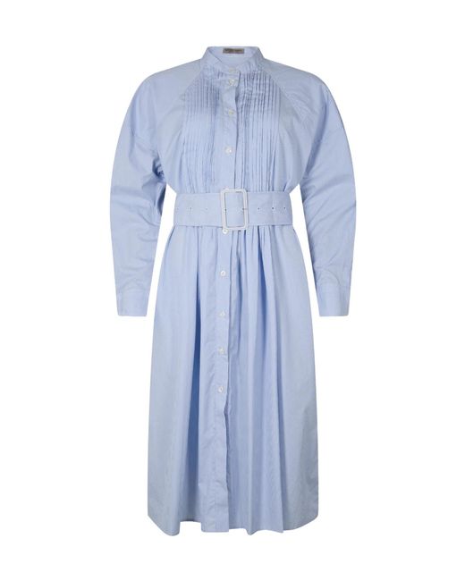 Bottega Veneta Blue Exquisitely Tailored Dress