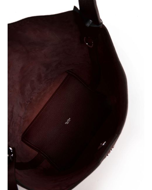 Max Mara Purple Logo Tote Bag