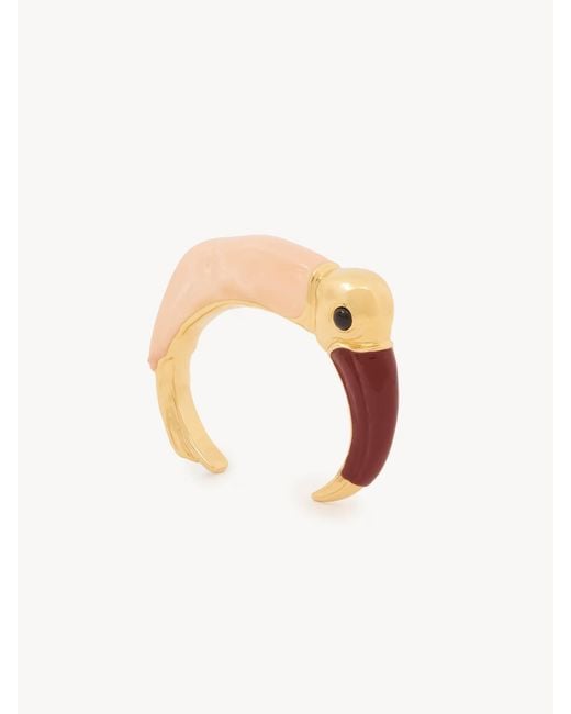 Chloé White Chloé Tropicus Cuff Bracelet