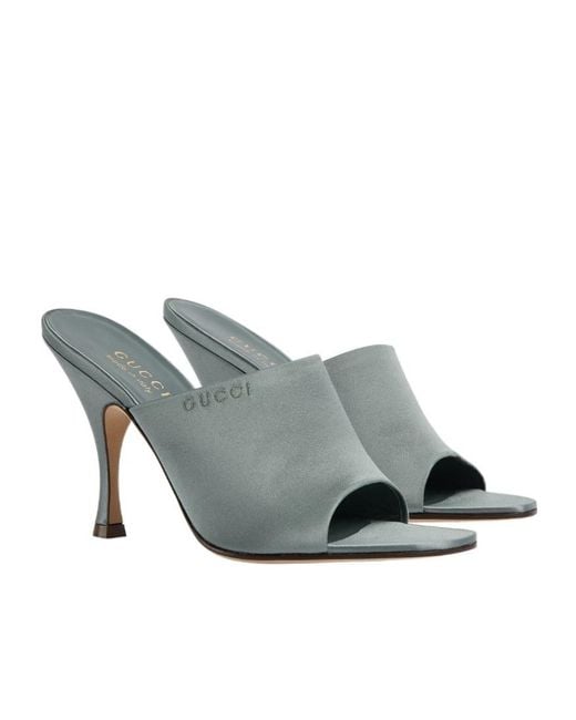 Gucci Gray Slide Sandal