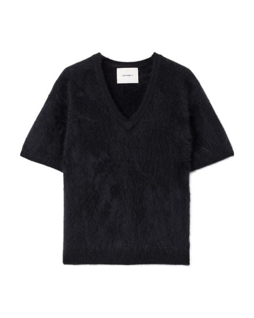 Lisa Yang Black V-Neck Sweater