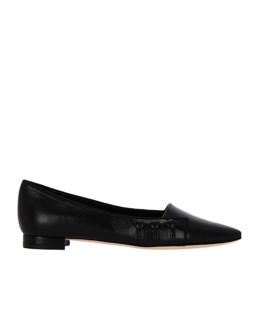 Manolo Blahnik Black Ballerina