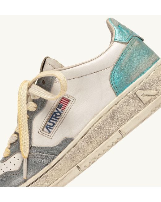 Autry Multicolor Medalist Low Super Vintage Sneakers