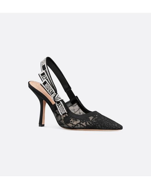 Dior Black J'A Slingback Pump