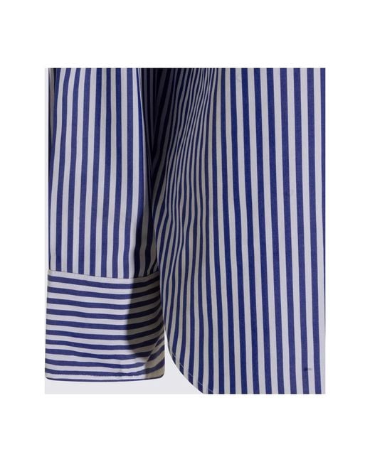Rag & Bone Blue Striped Button-Up Shirt