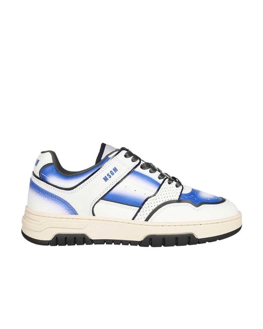 MSGM Blue Sneakers for men