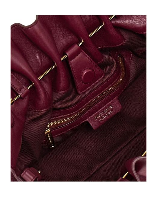 Ferragamo Purple Ferragamo Soft-Bag (M)