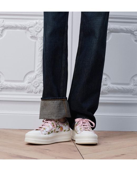 Dior White Walk'N' Platform Sneaker