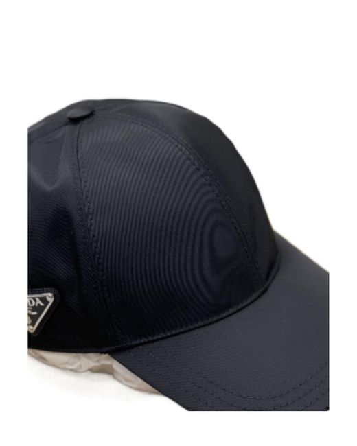 Prada Blue Logo Hat