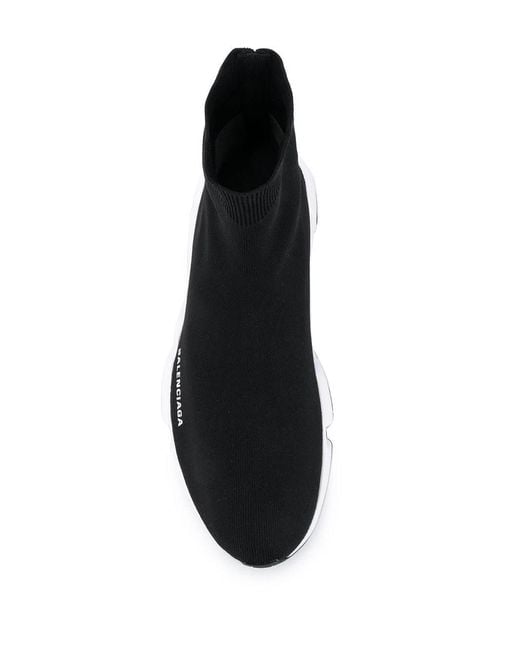 Balenciaga Black Speed Sock Sneakers for men